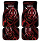 Kenya Personalized Lion Car Mats Stylized Maasai Shield - African Pride