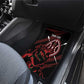 Kenya Personalized Lion Car Mats Stylized Maasai Shield - African Pride
