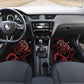 Kenya Personalized Lion Car Mats Stylized Maasai Shield - African Pride