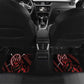 Kenya Personalized Lion Car Mats Stylized Maasai Shield - African Pride
