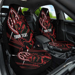 Kenya Personalized Lion Car Seat Cover Stylized Maasai Shield - African Pride