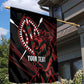 Kenya Personalized Lion Garden Flag Stylized Maasai Shield - African Pride