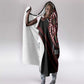 Kenya Personalized Lion Hooded Blanket Stylized Maasai Shield - African Pride