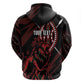 Kenya Personalized Lion Hoodie Stylized Maasai Shield - African Pride