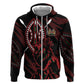 Kenya Personalized Lion Hoodie Stylized Maasai Shield - African Pride