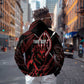 Kenya Personalized Lion Hoodie Stylized Maasai Shield - African Pride