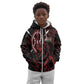 Kenya Personalized Lion Kid Hoodie Stylized Maasai Shield - African Pride