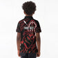 Kenya Personalized Lion Kid Polo Shirt Stylized Maasai Shield - African Pride