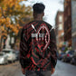 Kenya Personalized Lion Long Sleeve Shirt Stylized Maasai Shield - African Pride
