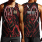 Kenya Personalized Lion Men Tank Top Stylized Maasai Shield - African Pride