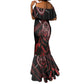 Kenya Personalized Lion Mermaid Dress Stylized Maasai Shield - African Pride