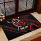 Kenya Personalized Lion Rubber Doormat Stylized Maasai Shield - African Pride