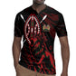 Kenya Personalized Lion Rugby Jersey Stylized Maasai Shield - African Pride
