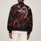 Kenya Personalized Lion Sleeve Zip Bomber Jacket Stylized Maasai Shield - African Pride