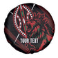 Kenya Personalized Lion Spare Tire Cover Stylized Maasai Shield - African Pride