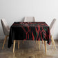 Kenya Personalized Lion Tablecloth Stylized Maasai Shield - African Pride