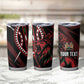 Kenya Personalized Lion Tumbler Cup Stylized Maasai Shield - African Pride