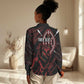 Kenya Personalized Lion Women Casual Shirt Stylized Maasai Shield - African Pride