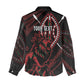 Kenya Personalized Lion Women Casual Shirt Stylized Maasai Shield - African Pride