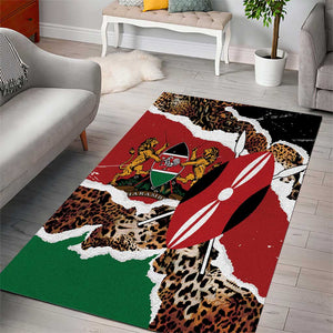 Kenya Area Rug Mix Animal Skin Pattern Grunge Style - African Pride