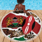 Kenya Beach Blanket Mix Animal Skin Pattern Grunge Style - African Pride