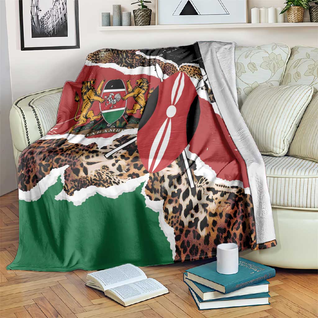 Kenya Blanket Mix Animal Skin Pattern Grunge Style - African Pride