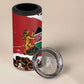 Kenya 4 in 1 Can Cooler Tumbler Mix Animal Skin Pattern Grunge Style - African Pride