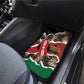Kenya Car Mats Mix Animal Skin Pattern Grunge Style - African Pride