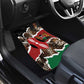 Kenya Car Mats Mix Animal Skin Pattern Grunge Style - African Pride