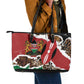 Kenya Leather Tote Bag Mix Animal Skin Pattern Grunge Style - African Pride