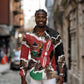 Kenya Long Sleeve Button Shirt Mix Animal Skin Pattern Grunge Style - African Pride