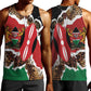 Kenya Men Tank Top Mix Animal Skin Pattern Grunge Style - African Pride