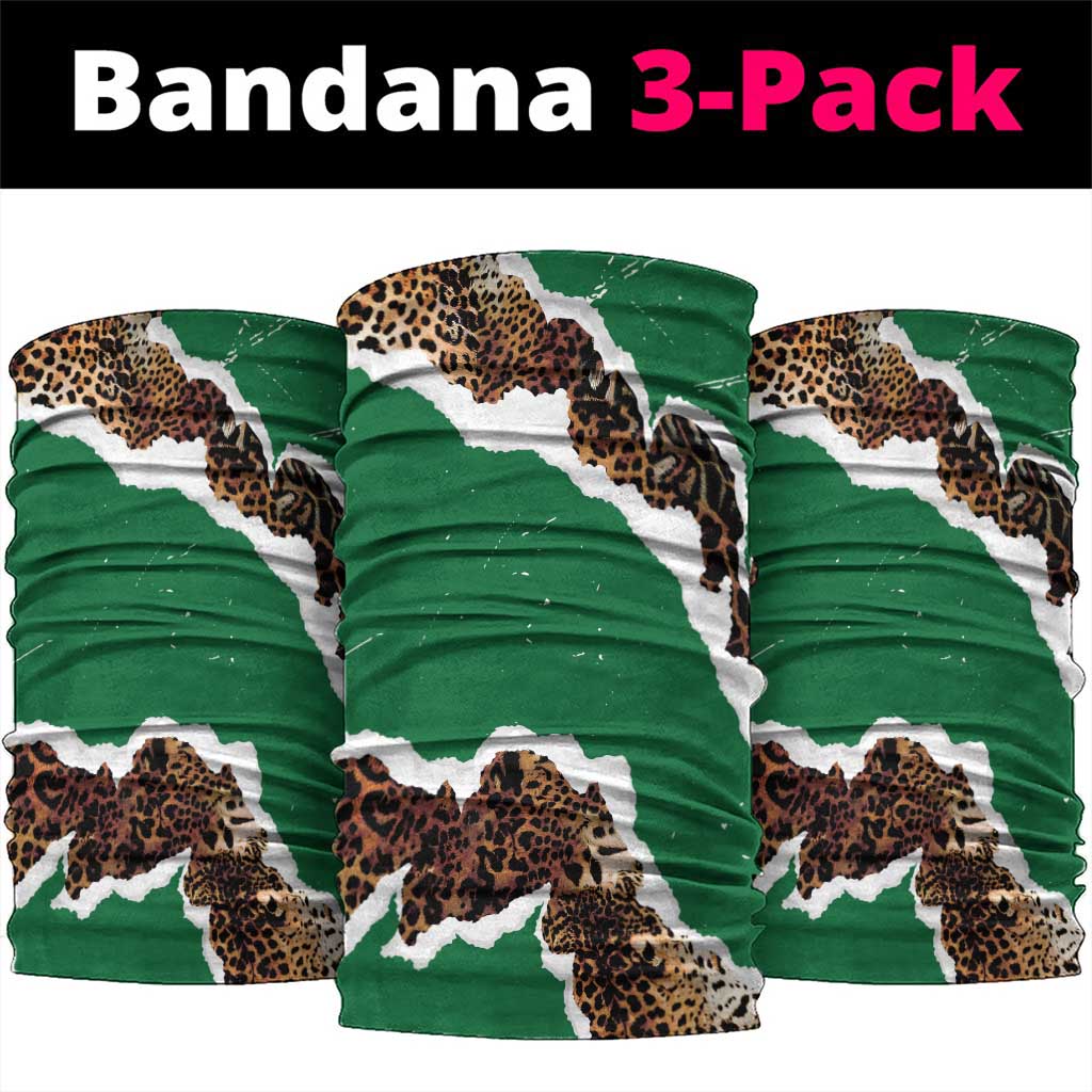 Kenya Neck Gaiter Mix Animal Skin Pattern Grunge Style - African Pride
