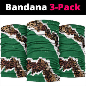 Kenya Neck Gaiter Mix Animal Skin Pattern Grunge Style - African Pride