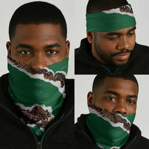 Kenya Neck Gaiter Mix Animal Skin Pattern Grunge Style - African Pride