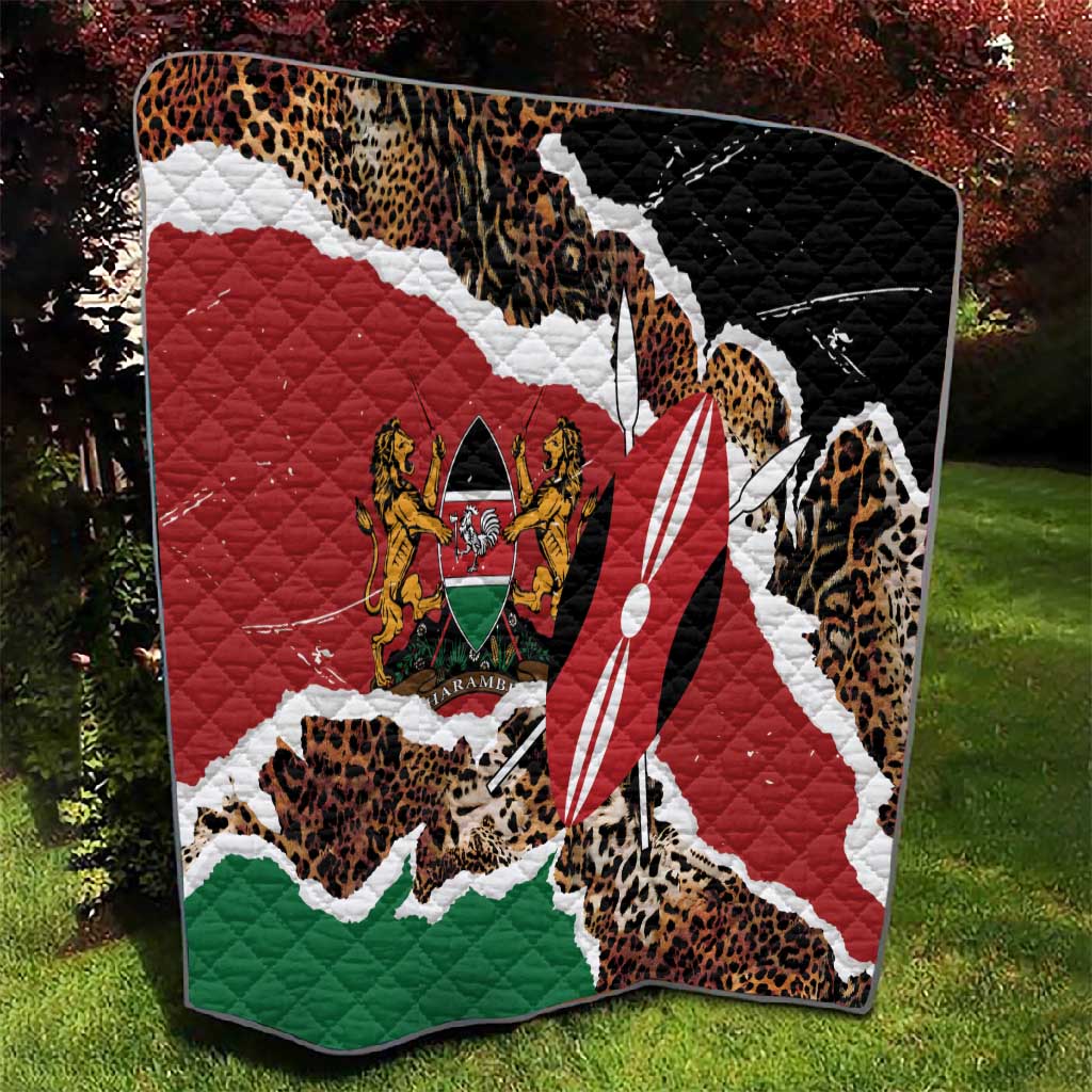 Kenya Quilt Mix Animal Skin Pattern Grunge Style - African Pride