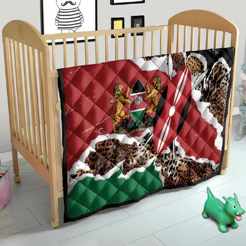Kenya Quilt Mix Animal Skin Pattern Grunge Style - African Pride