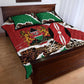 Kenya Quilt Bed Set Mix Animal Skin Pattern Grunge Style - African Pride