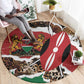 Kenya Round Carpet Mix Animal Skin Pattern Grunge Style - African Pride