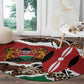 Kenya Round Carpet Mix Animal Skin Pattern Grunge Style - African Pride