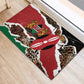 Kenya Rubber Doormat Mix Animal Skin Pattern Grunge Style - African Pride