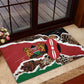 Kenya Rubber Doormat Mix Animal Skin Pattern Grunge Style - African Pride