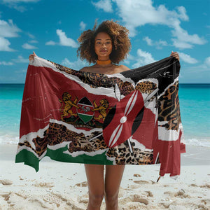 Kenya Sarong Mix Animal Skin Pattern Grunge Style - African Pride