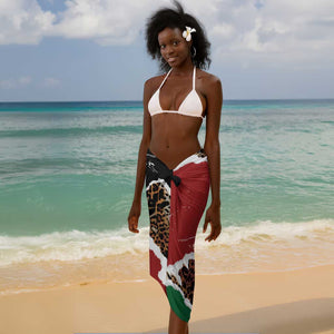 Kenya Sarong Mix Animal Skin Pattern Grunge Style - African Pride