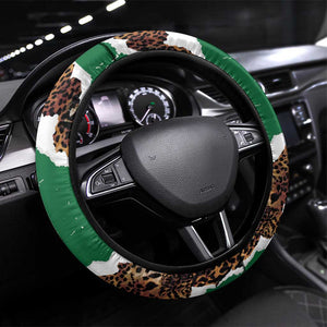 Kenya Steering Wheel Cover Mix Animal Skin Pattern Grunge Style - African Pride