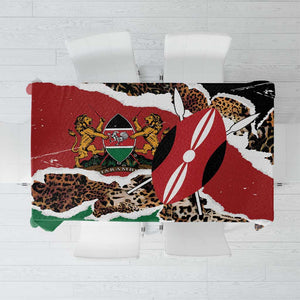 Kenya Tablecloth Mix Animal Skin Pattern Grunge Style - African Pride