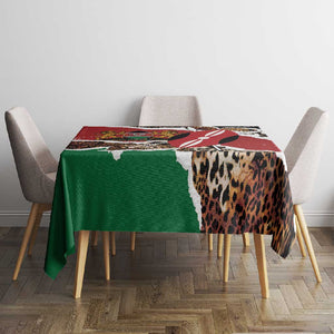 Kenya Tablecloth Mix Animal Skin Pattern Grunge Style - African Pride