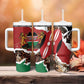 Kenya Tumbler With Handle Mix Animal Skin Pattern Grunge Style - African Pride