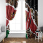Kenya Window Curtain Mix Animal Skin Pattern Grunge Style - African Pride