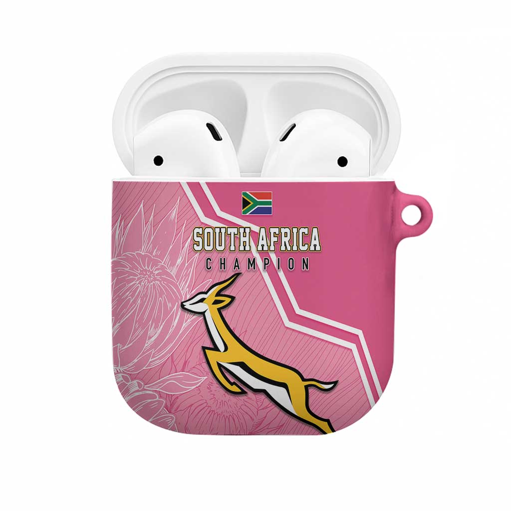 South Africa WC2026 AirPods Case Springboks Special Pink by African Pride